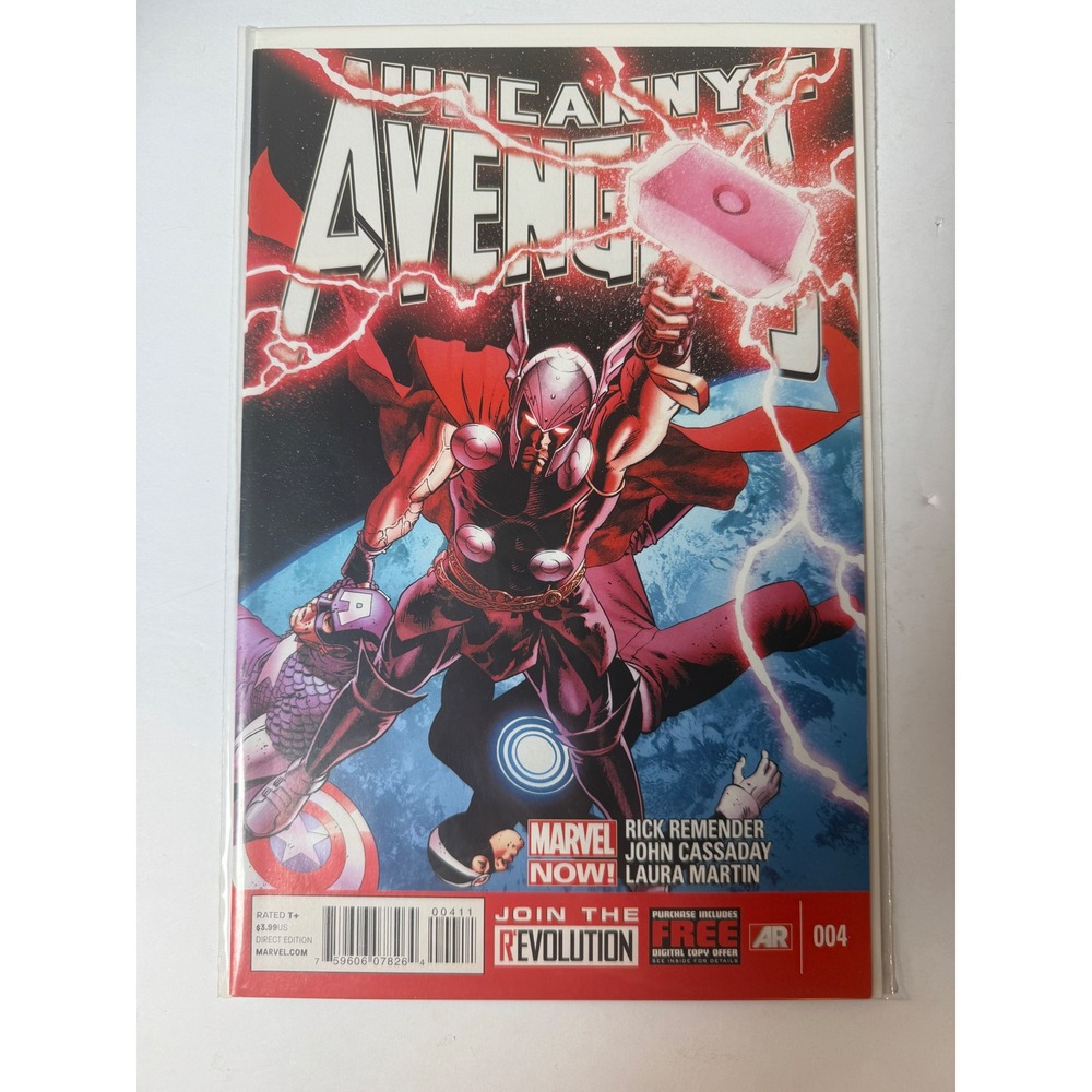 Uncanny Avengers 4 Marvel Comics 2013 Rick Remender John Cassaday Thor Cover